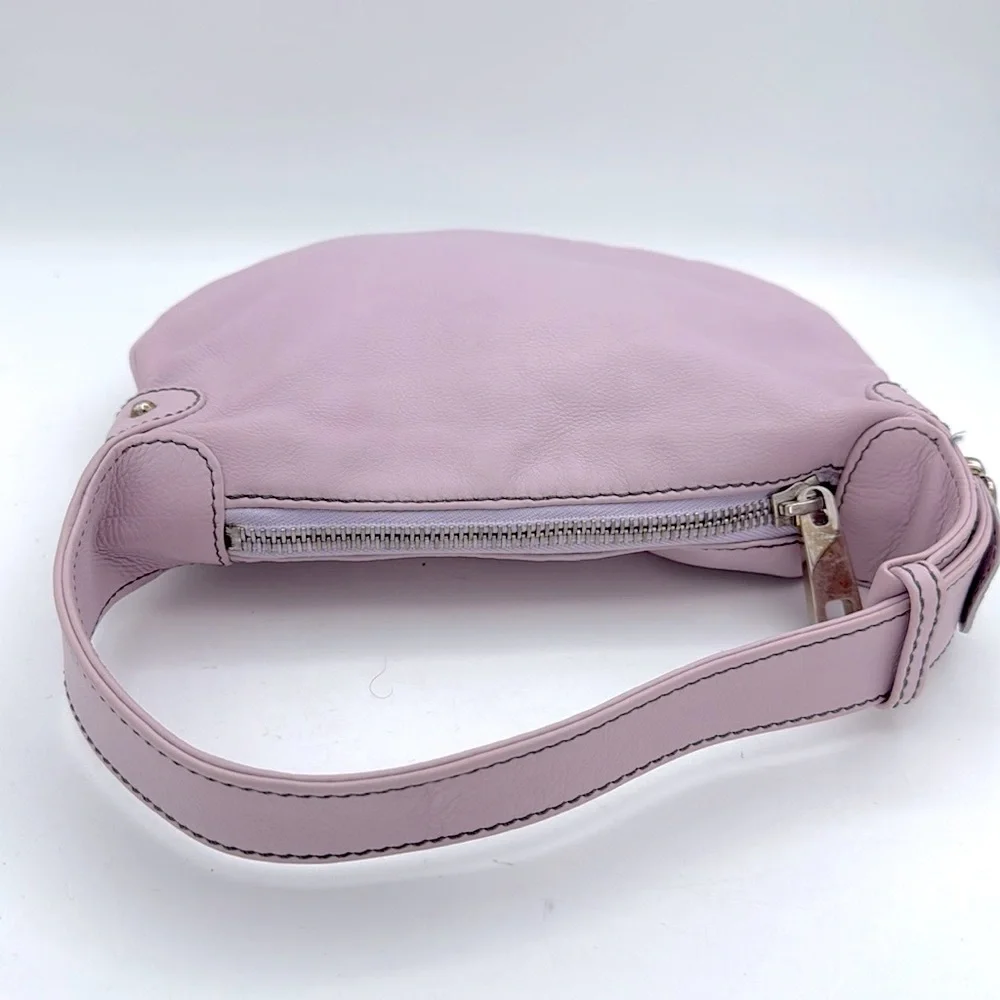 Marc Jacobs - women’s Hobo mini Bag Lilach genuine leather one shoulder top zip